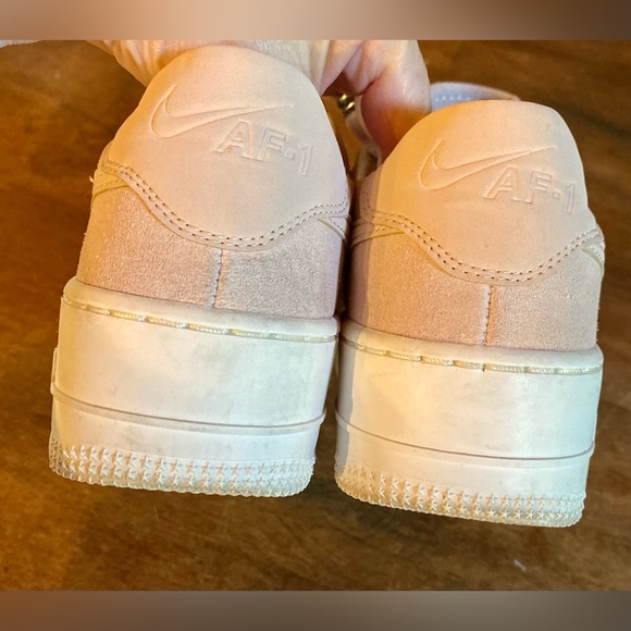 ✨Nike Blush Pink Suede Air Force One Platform Sneakers✨ - Picture 7 of 11